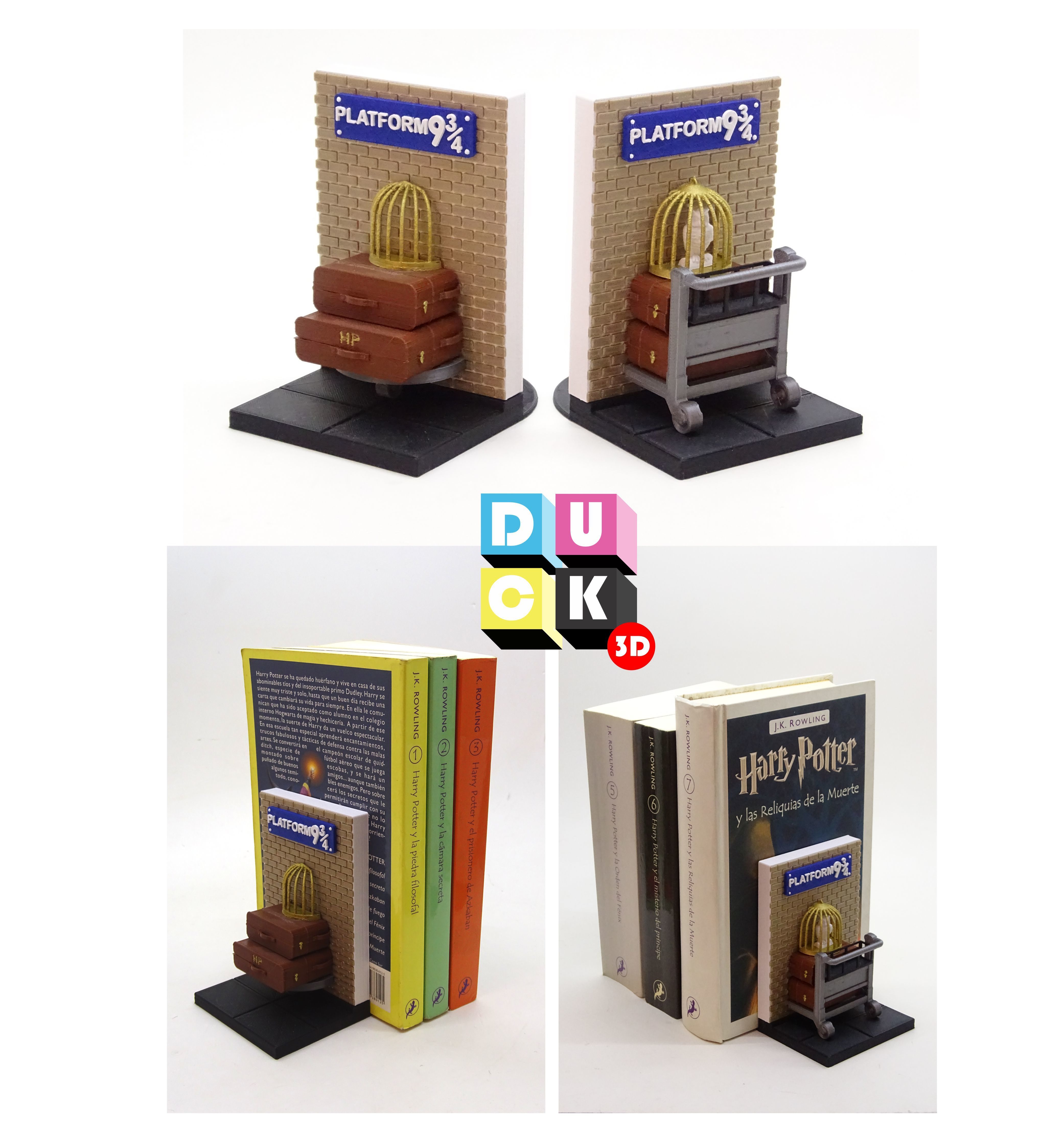 📚 harry potter book holder platform 9 3/4 book holder・ 3D File